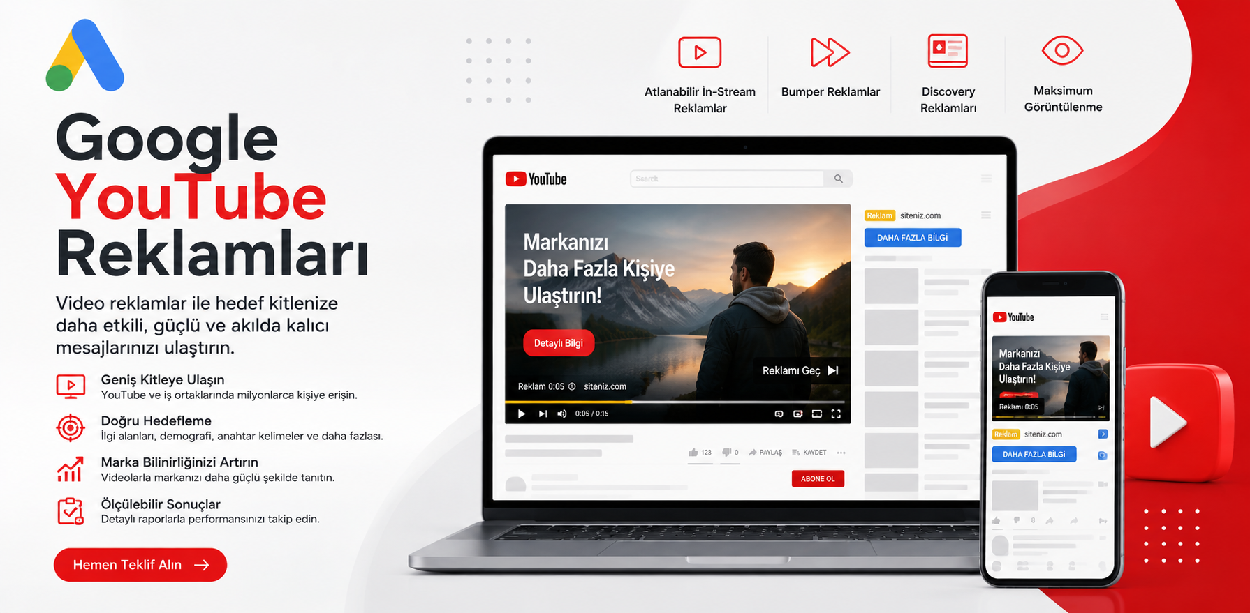 Google YouTube Reklamları